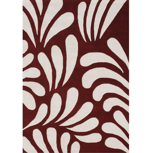 Tapis feuilles abstraites - tapis,