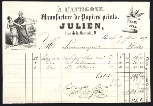 Tête paris 1847 - en-tête,