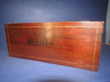 BOITE A GANTS NAPOLEON III INSCRIPTION  glove box French antique XIX