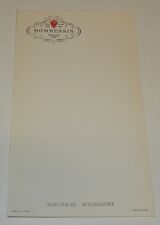 Ancien MENU MOMMESSIN à MACON - BEAUJOLAIS - BOURGOGNE