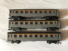 Jouef HO lot 3 wagon rame inox sncf