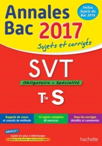 Svt terminale sujets et - s,