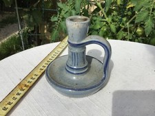 ANCIEN bougeoir à main signé