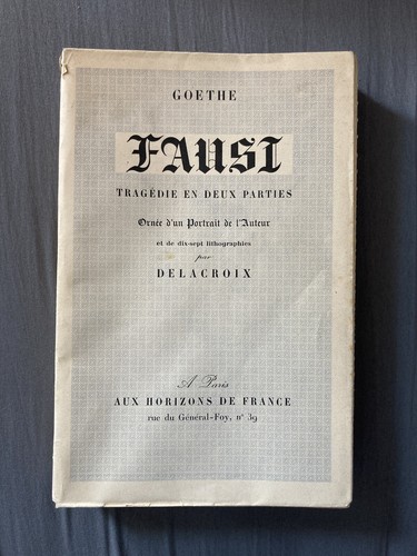 Goethe faust tragédie en - tragÉdie,