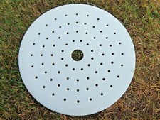 Ancienne Plaque égouttoir porcelaine plat Fraise Asperge Présentation Fromage 