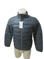 Blouson D'Aviateur Doudoune Veste A Vent Piaggio Vespa Unisexe TAILLE XS Gris