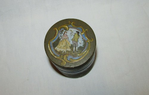 Petite boite ronde bois - boite,