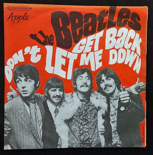 The beatles get back 45t - 45t, fr