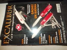 ** Revue Excalibur n°40 Bowie Knife / Couteaux des grands chefs 