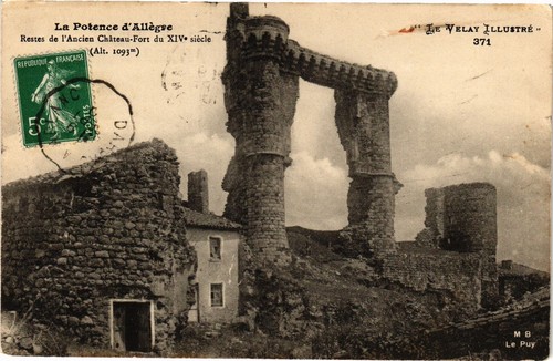 Cpa potence allegre - cpa, d'allegre
