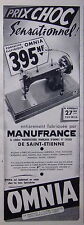 PUBLICITÉ OMNIA MANUFRANCE LA