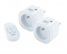 2 prises télécommandées avec télécommande - DiO Connect / BLANC B-WARE