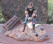 FIGURINE  ARTILLEUR  LANSQUENET  COULEUVRINE XVIème SIECLE - DIORAMA  ATLAS