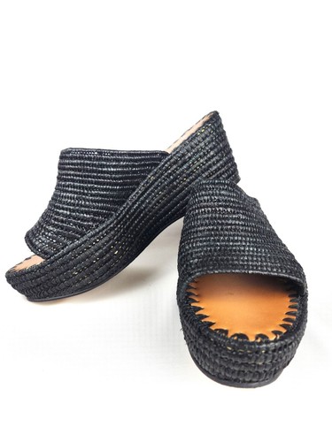 Chaussure mules compensées
