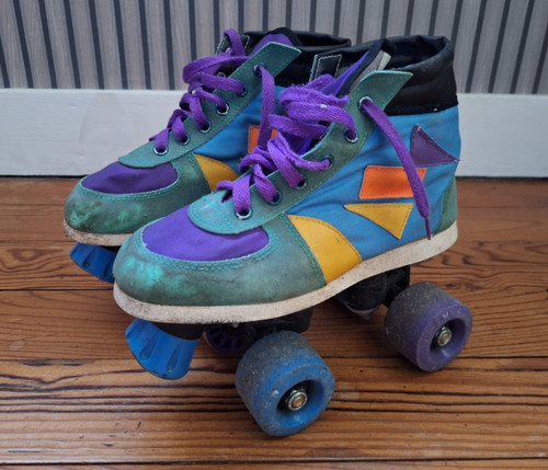Paire patins roulettes - à,