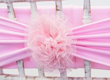 Dentelle Filet Fleur Clips