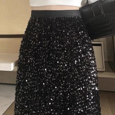 Femmes Midi Velours Jupes