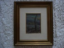 tableau huile/carton signée