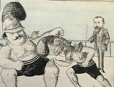 Encre Caricature combat