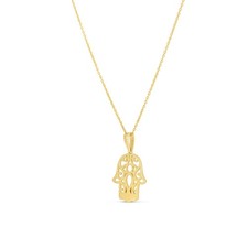 Collier Pendentif Hamsa Poli