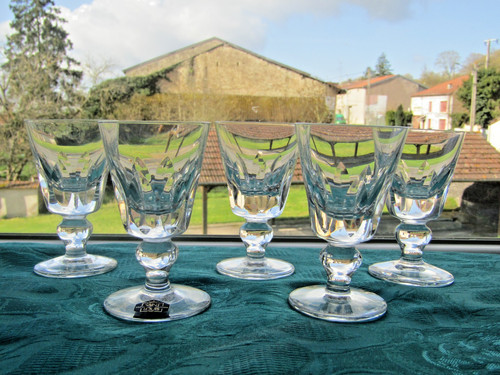 Verres vin cristal de - à,