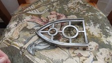 ANCIEN REPOSE FER à REPASSER en ALUMINIUM  8 cmde long 11,5 cm de large .