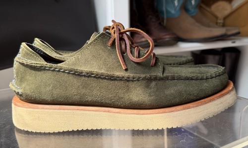 Yuketen mens green suede - mens,