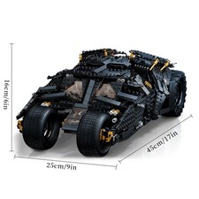 Batmobile Noire 2049 Pièces