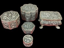 COLLECTION DE 5 BOITES CHINOIS