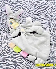 ?DOUDOU DISNEY STORE DISNEYLAND PARIS LAPIN PANPAN GRIS ROSE 38CM ETAT NEUF