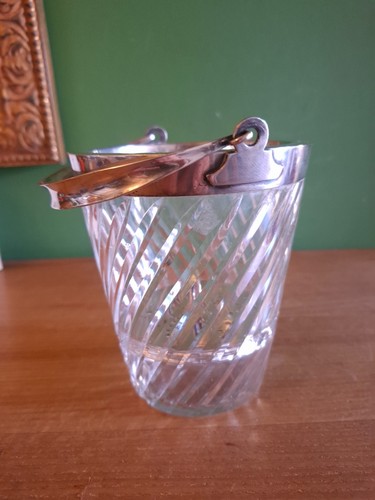 Seau glacons metal argente - seau, a