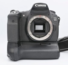 canon EOS 60D aps+poignée verticale meike,3batteries chargeur,courroie,bouchon