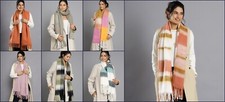 10 PC LOT Écharpes Femme