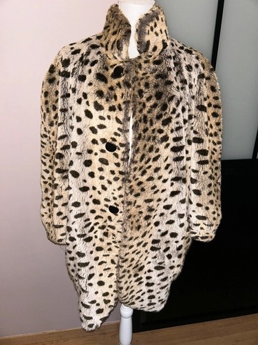 Manteau fausse fourrure - fausse,