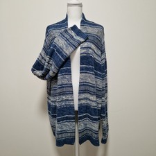 Cardigan Chaps Femme 3X Bleu