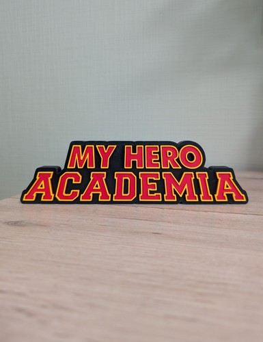 Plaque logo hero academia - plaque,