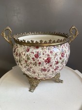cache pot ancien Sarreguemines ( Napoléon III, No Longwy,DAUM , Art Nouveau Déco