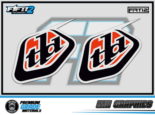 Motocross stickers troy - motocross, lee