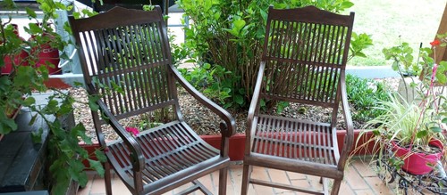 Chaises teck - en,