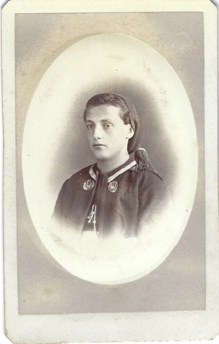 Photo cdv zouave portrait - photo,