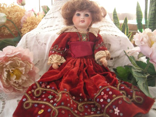 Poupée porcelaine unis france - unis,
