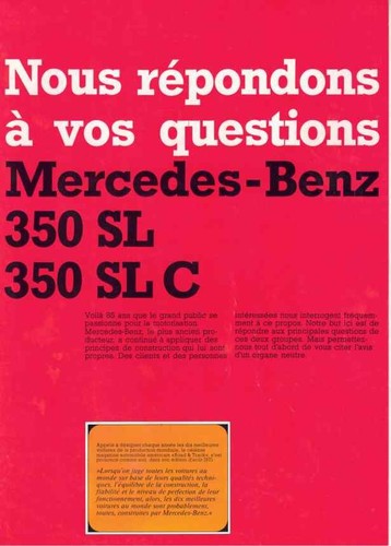 Catalogue brochure mercedes - catalogue,