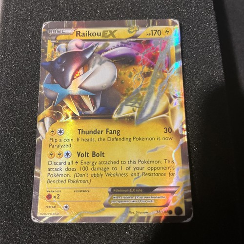 Carte pokemon raikou cgg - carte,