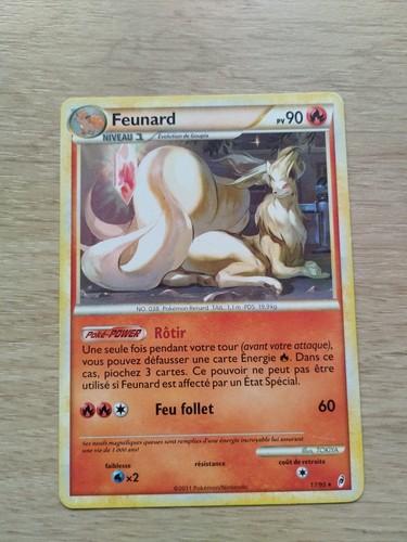 Carte pokémon feunard - pokémon,