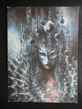 CLAYETTE Pierre carton Galerie David D'AUTRES VISAGES COLOMBES FANTASTIQUE     