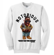 Nouveau Sweat Crew Blanc Retro