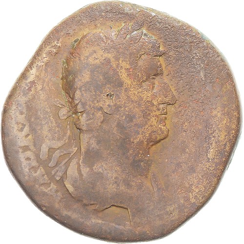 Monnaie hadrien sesterce - monnaie,, hadrien,