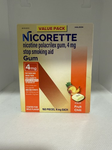 Nicorette nicotine gum to - ,
