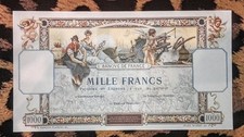 Billet 1000 Francs Flameng (