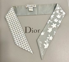 christian dior rare foulard uniforme vintage polyester Très Bon État 
